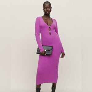 Reformation Parini Cashmere Dress